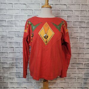 Vintage Southwestern IB Diffusion Batwing Sweater Size S